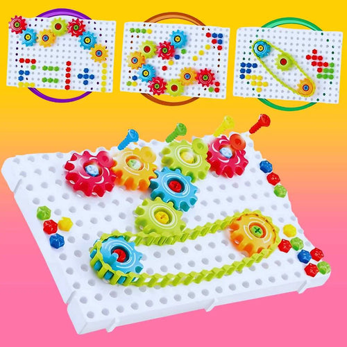 DIY Magic Puzzle Plate Educational toys for Kids