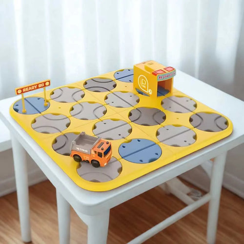 DIY Track Maze Engineer Puzzle Game for Kids