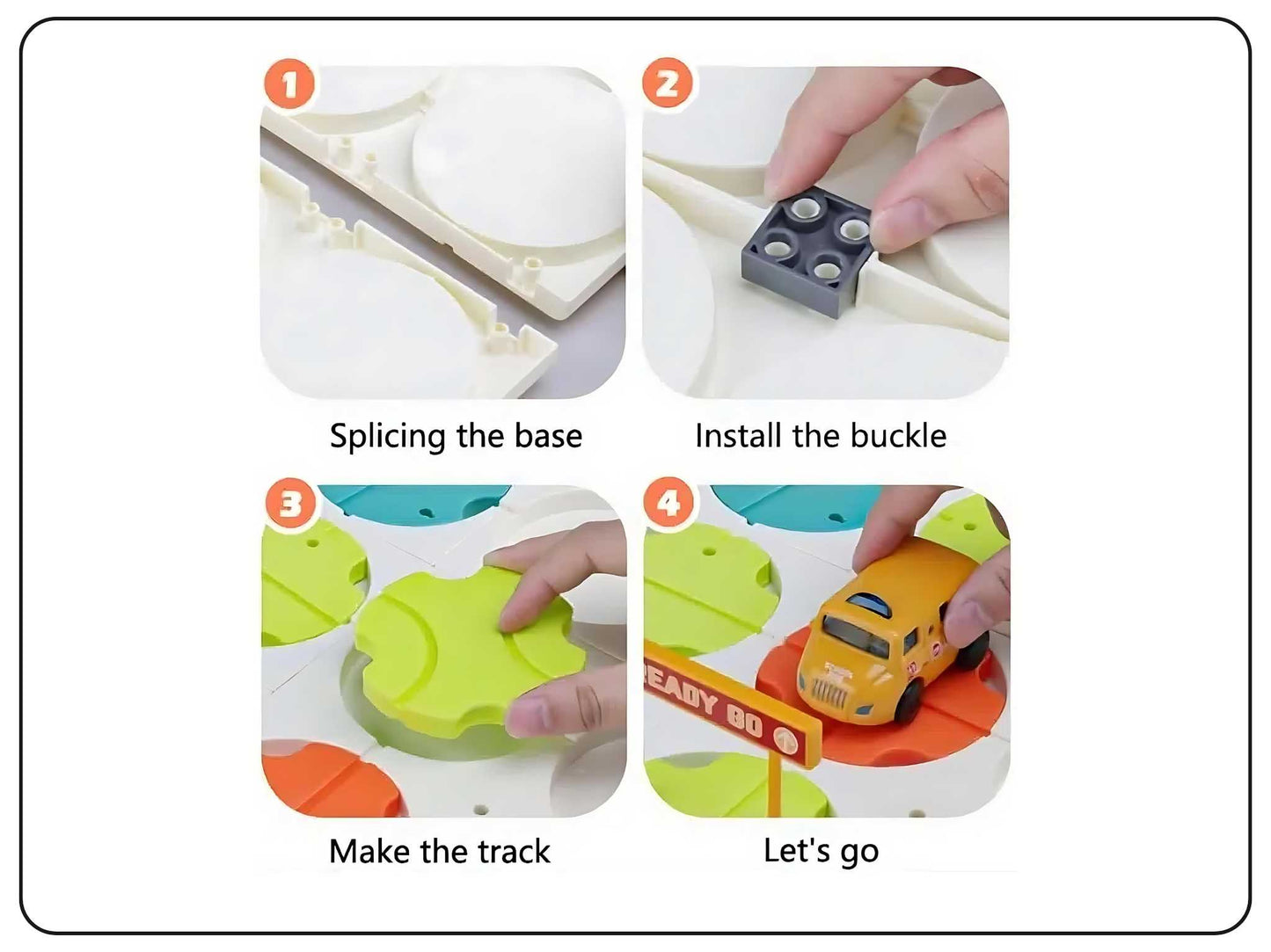 diy track maze engineer puzzle game for kids