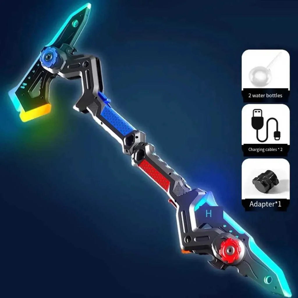 Dual Axe Blade 7-Color LED Light Up Toy