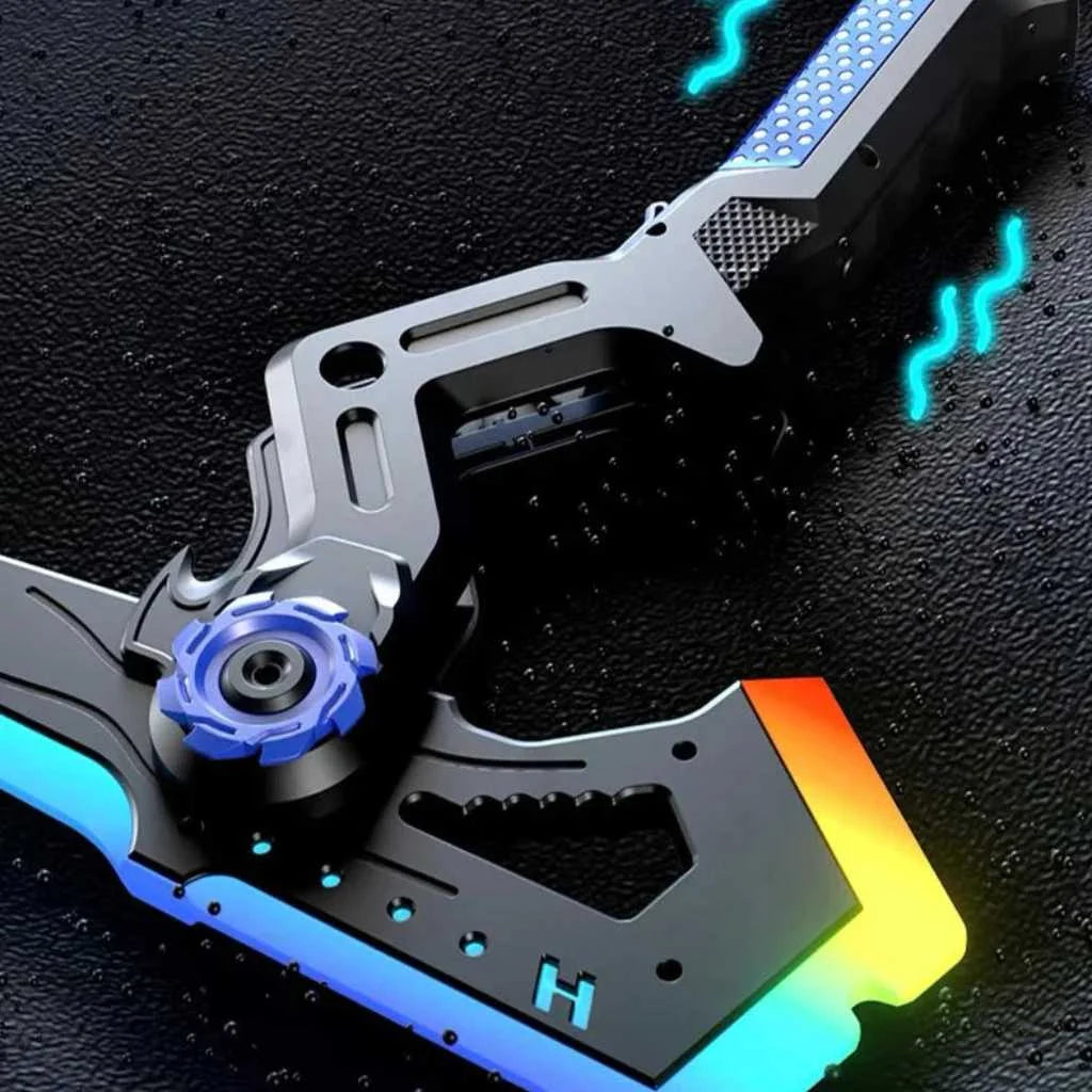 Dual Axe Blade 7-Color LED Light Up Toy