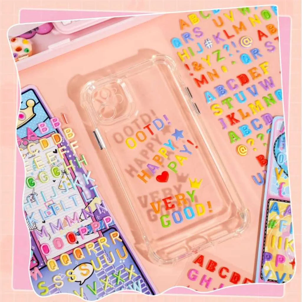 Educational Colorful Puffy Alphabet Stickers for Kids