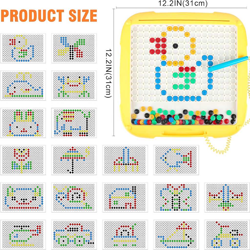 educational magnetic maze and art toy