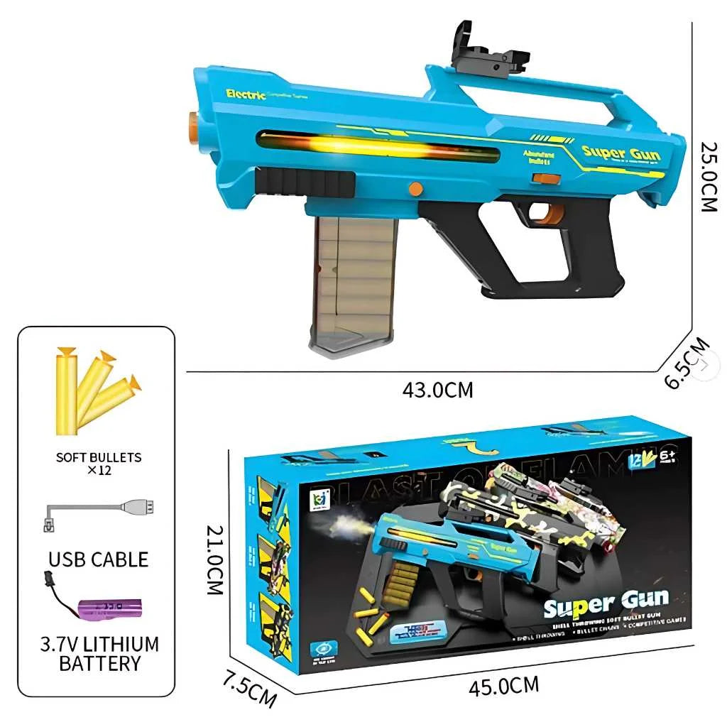 Electric Toy Gun for Kids with Light and Smoke