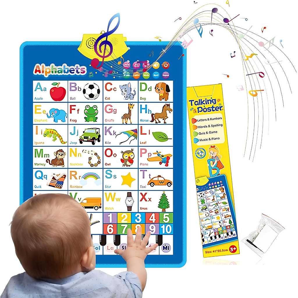 electronic alphabet voice poster educational toy