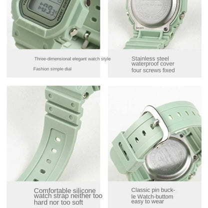 Electronic Digital Watch For Children with Square Dial