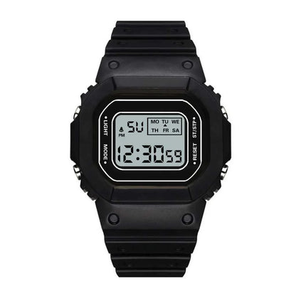 Electronic Digital Watch For Children with Square Dial