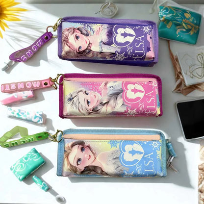 Enchanting Elsa Winter Magic Pencil Pouch for Girls - Royal Organizer