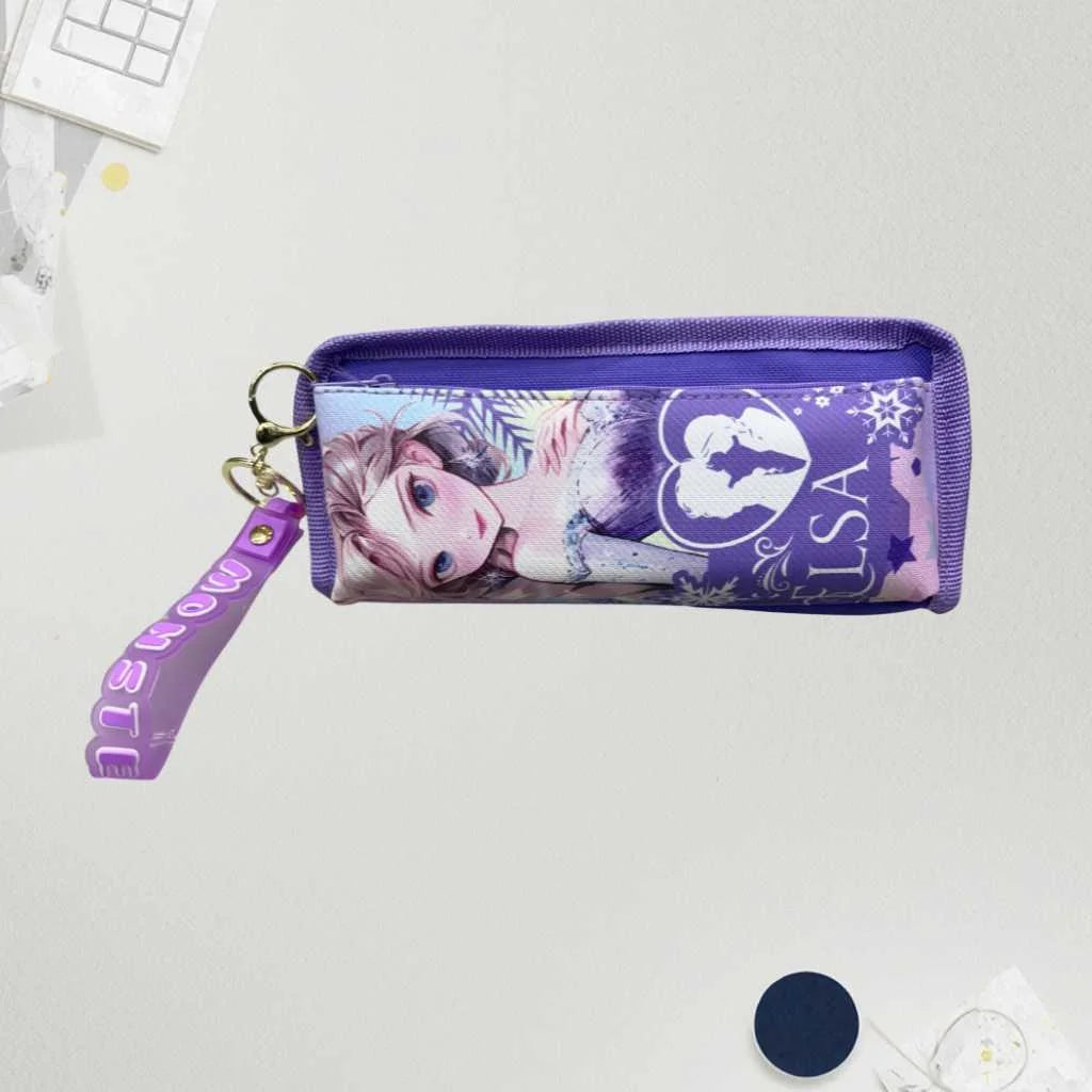 Enchanting Elsa Winter Magic Pencil Pouch for Girls - Royal Organizer