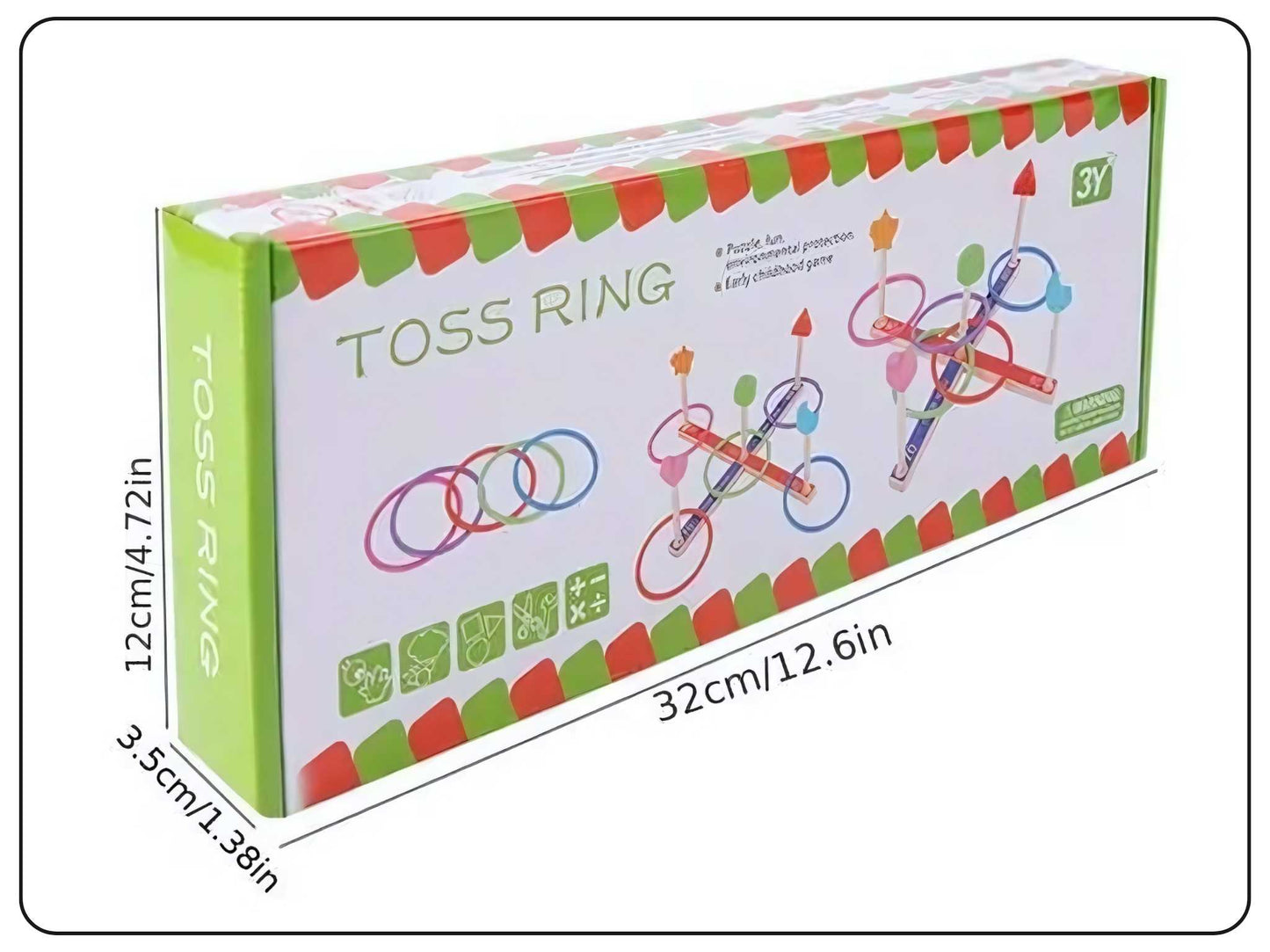exciting hand eye coordination wooden ring throw