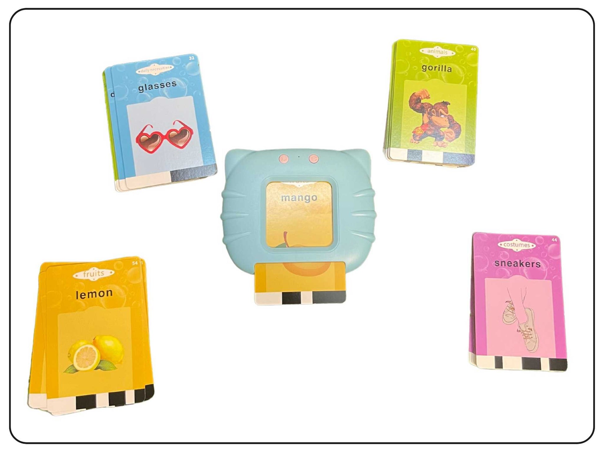 Exciting Learning Aid Talking Flash Cards