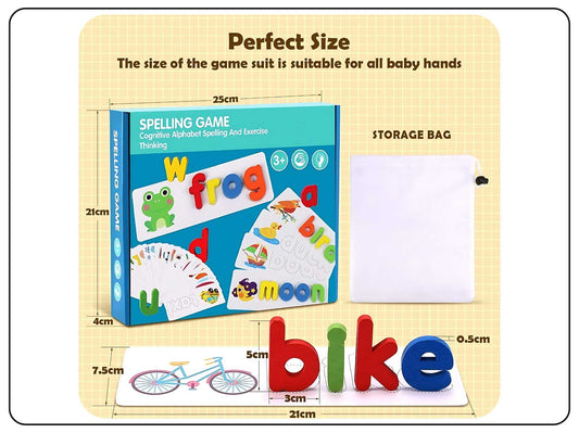 Exciting Vocabulary Building with Spelling Puzzle for Kids