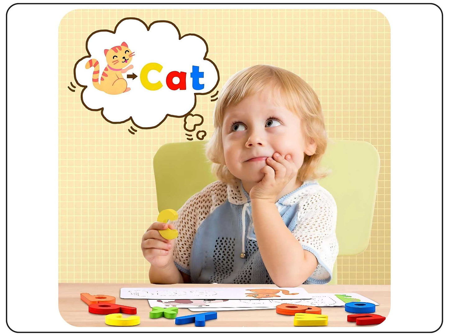 Exciting Vocabulary Building with Spelling Puzzle for Kids