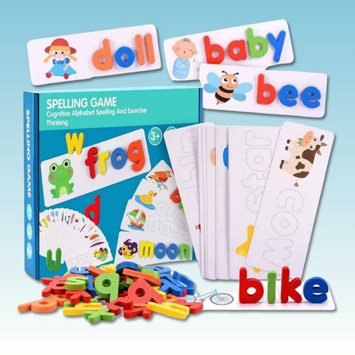 Exciting Vocabulary Building with Spelling Puzzle for Kids