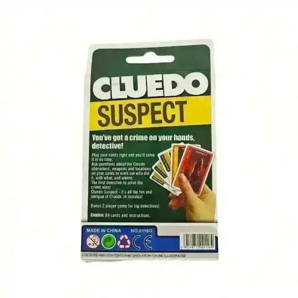 Exiting Cluedo Suspect Childrens Playing Cards Game