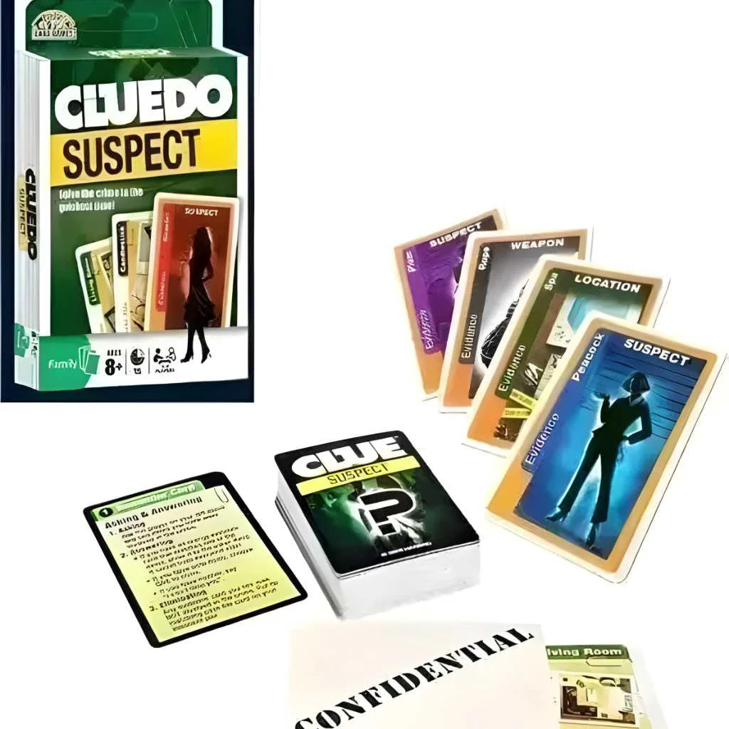 Exiting Cluedo Suspect Childrens Playing Cards Game