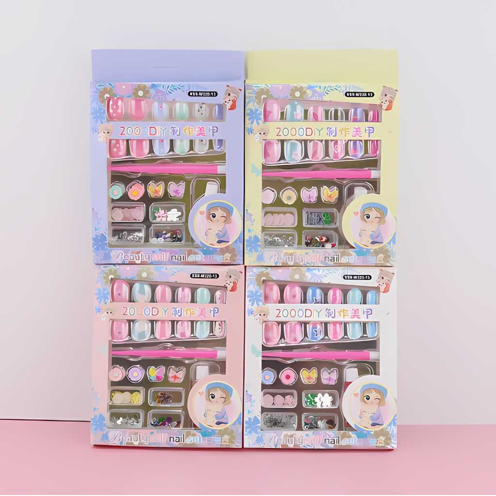 Fashionable Colorful Nail Sticker Set for Kids