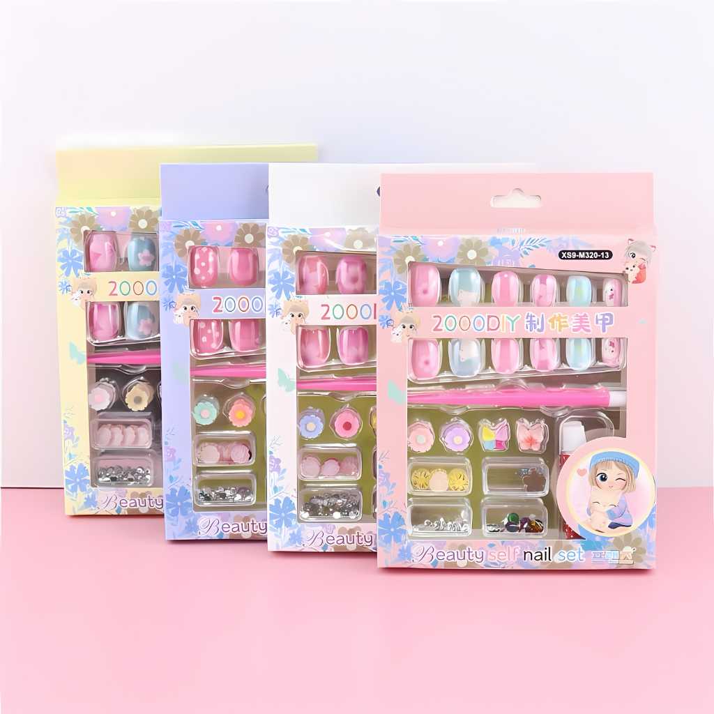 Fashionable Colorful Nail Sticker Set for Kids