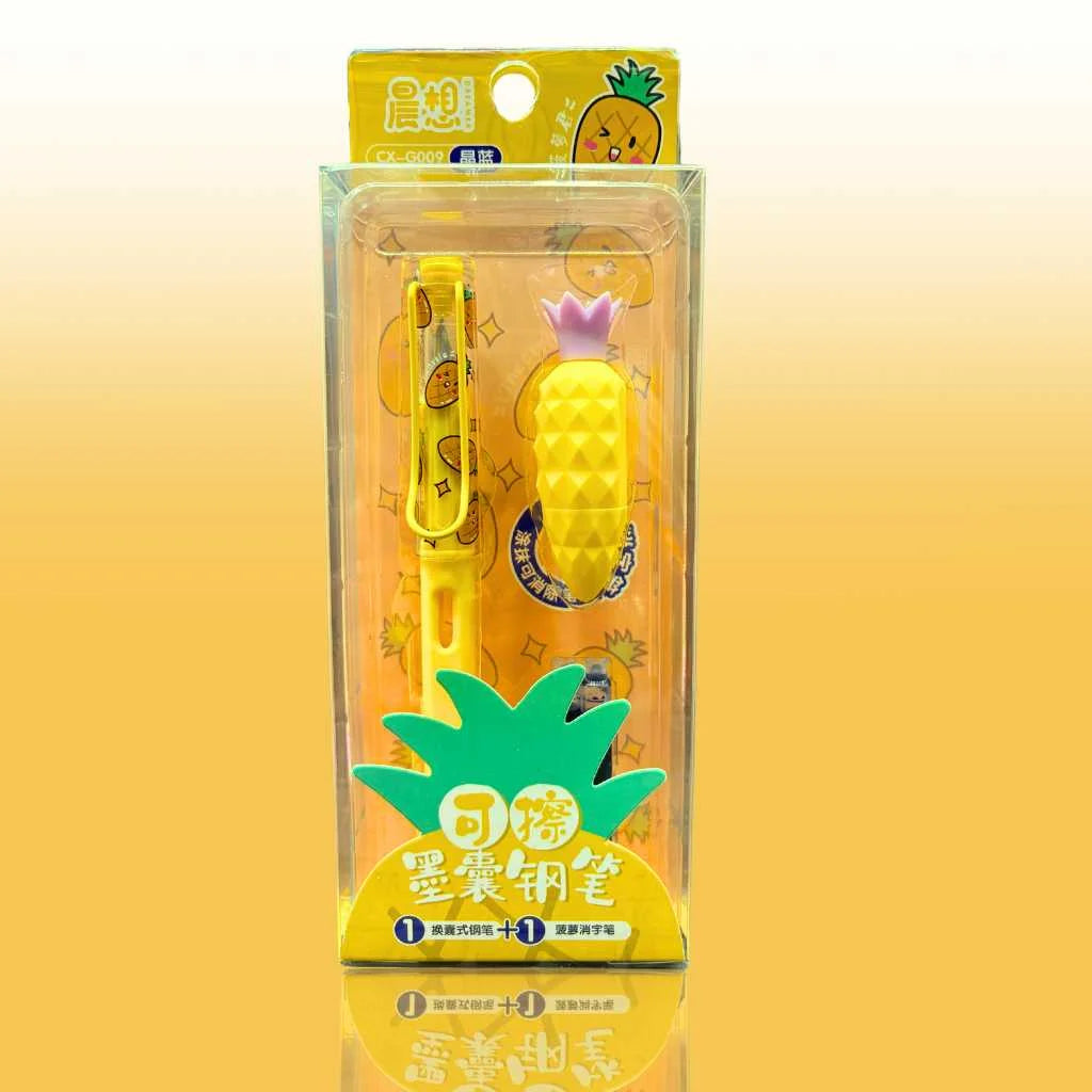 Fountain Pen Set with Cute Ink Eraser For Kids