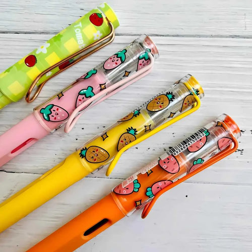 Fountain Pen Set with Cute Ink Eraser For Kids