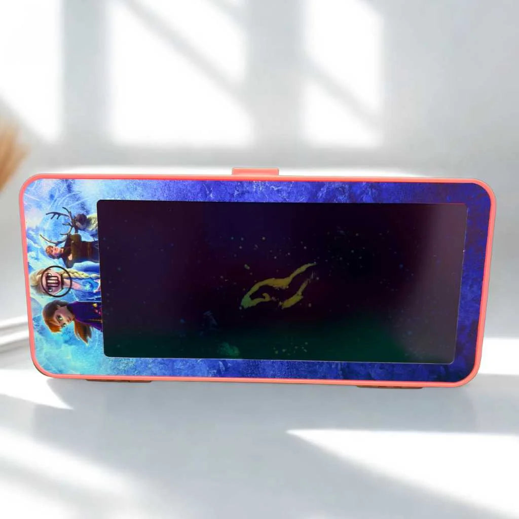 Frozen Pencil Box with LCD Drawing Tablet