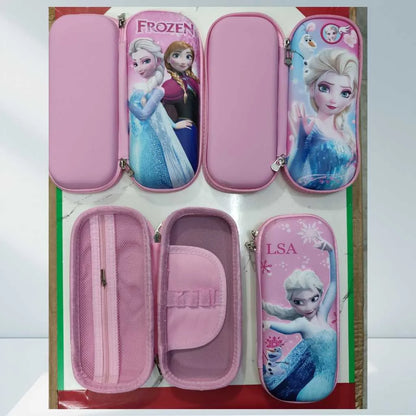 Frozen Pencil Case | Durable Hard Shell Magical Stationery for Girls