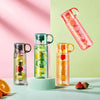 Fruit Infuser Gym Bottle with Cup Cap 620ml
