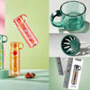 Fruit Infuser Gym Bottle with Cup Cap 620ml