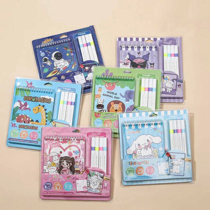 Fun and Creative 4-Color Water Colour Kit for Kids