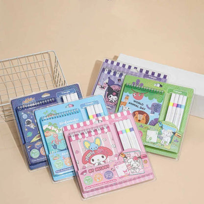 Fun and Creative 4-Color Water Colour Kit for Kids