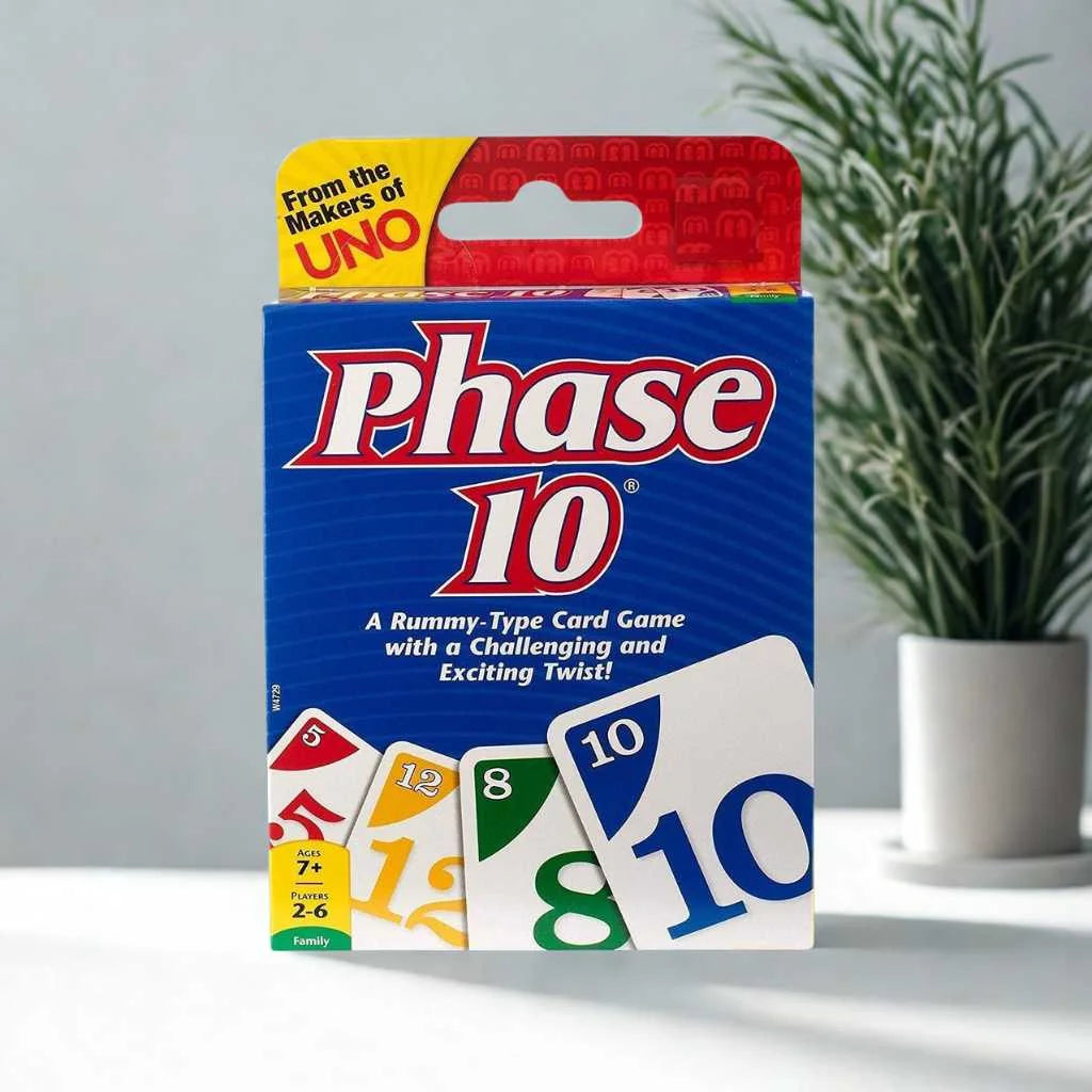 Fun Challenging Phase 10 Childrens Playing Cards
