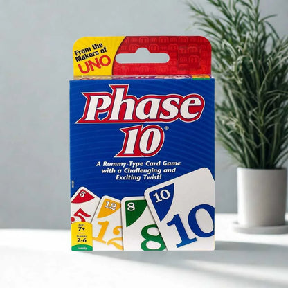 Fun Challenging Phase 10 Childrens Playing Cards
