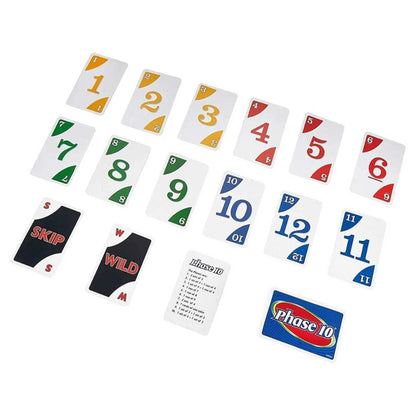 Fun Challenging Phase 10 Childrens Playing Cards
