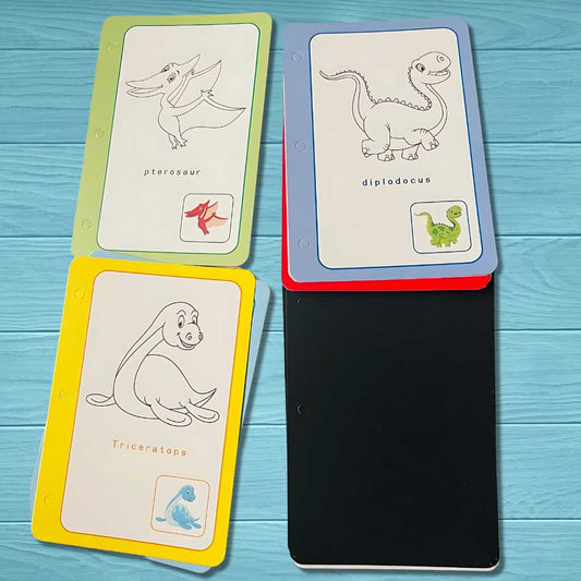 fun dinosaur style drawing book for kids