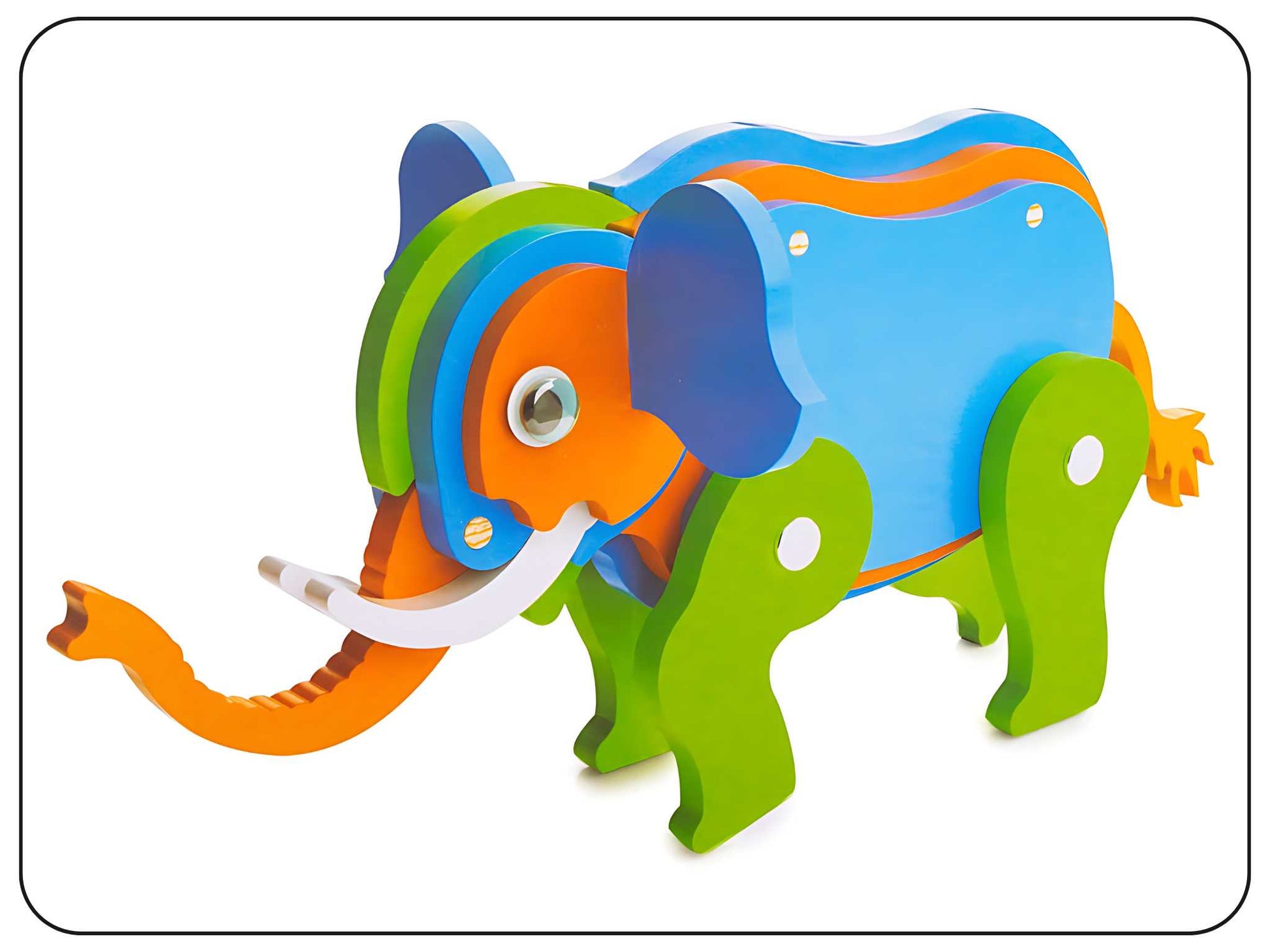 Fun Learning with Wooden Assembly Toy for Kids