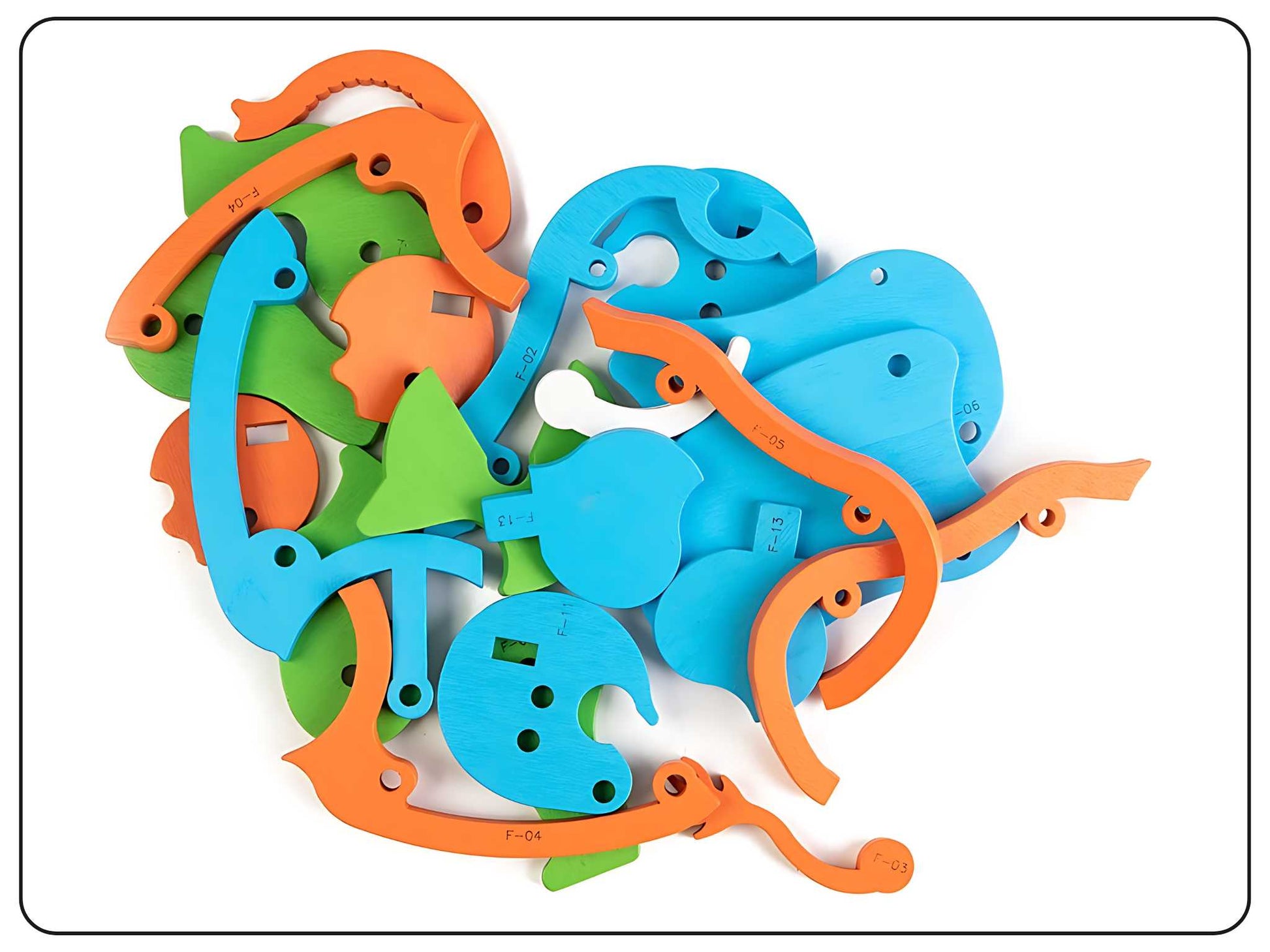 Fun Learning with Wooden Assembly Toy for Kids