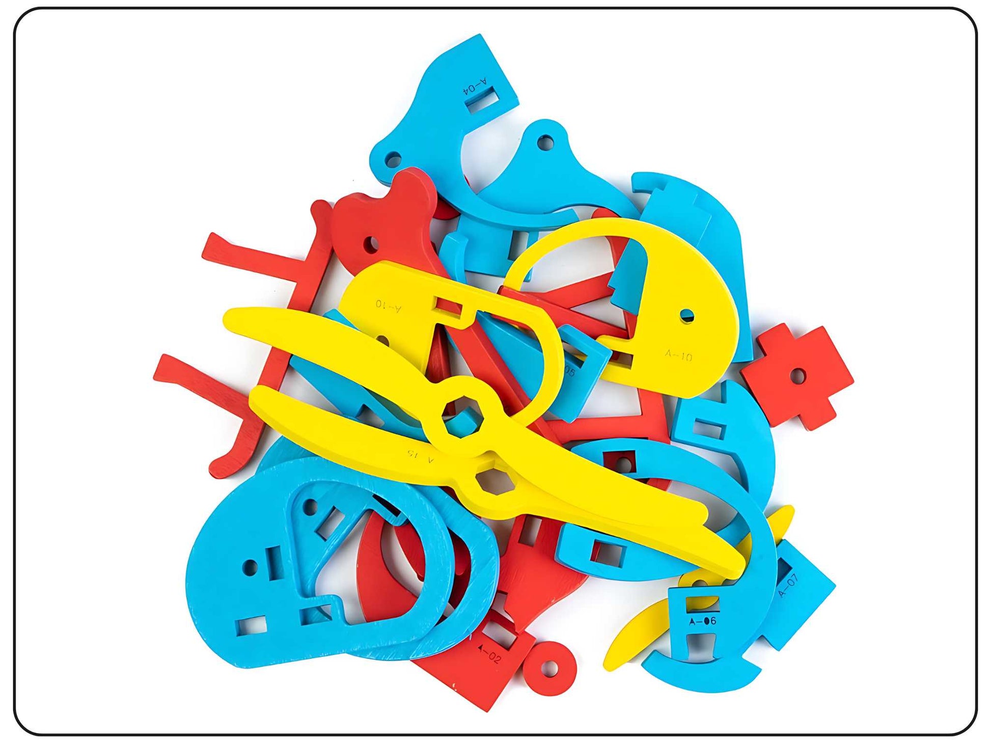 Fun Learning with Wooden Assembly Toy for Kids