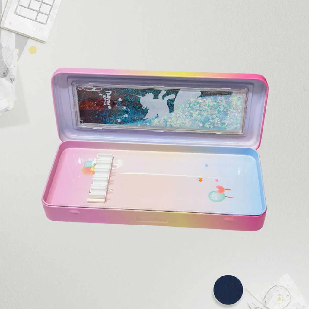 Glitters Exclusive Designs Compass Box - Premium Sparkly Kids Geometry Set