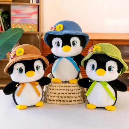 Hat-tastic Penguin Plush Toy Premium 35cm Soft Toys