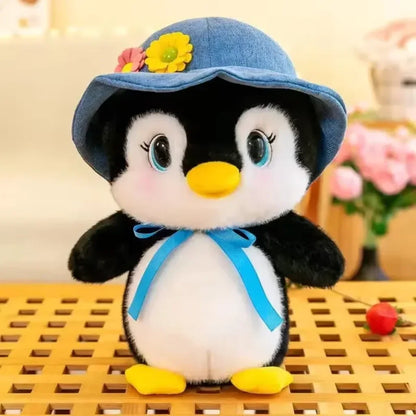 Hat-tastic Penguin Plush Toy Premium 35cm Soft Toys