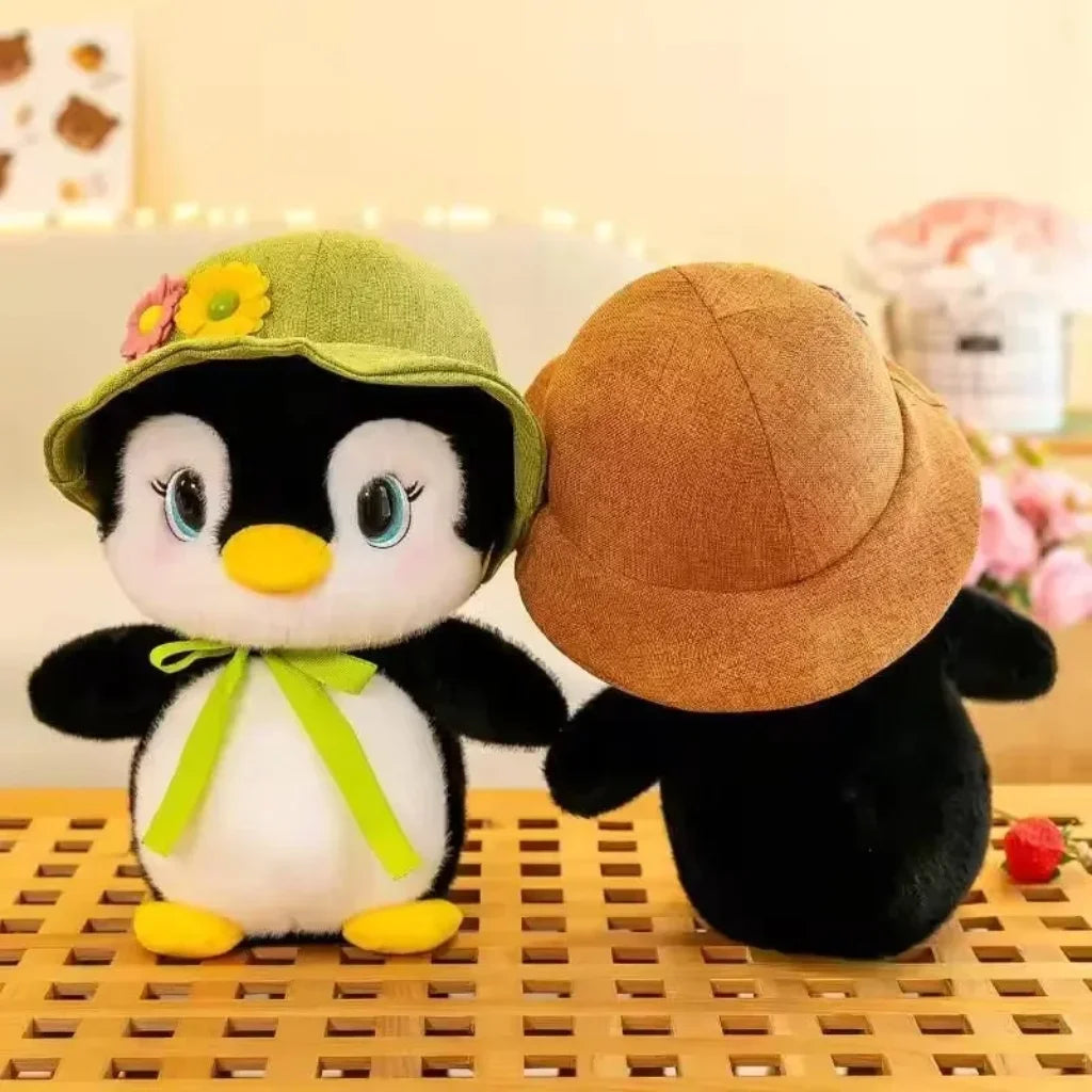 Hat-tastic Penguin Plush Toy Premium 35cm Soft Toys