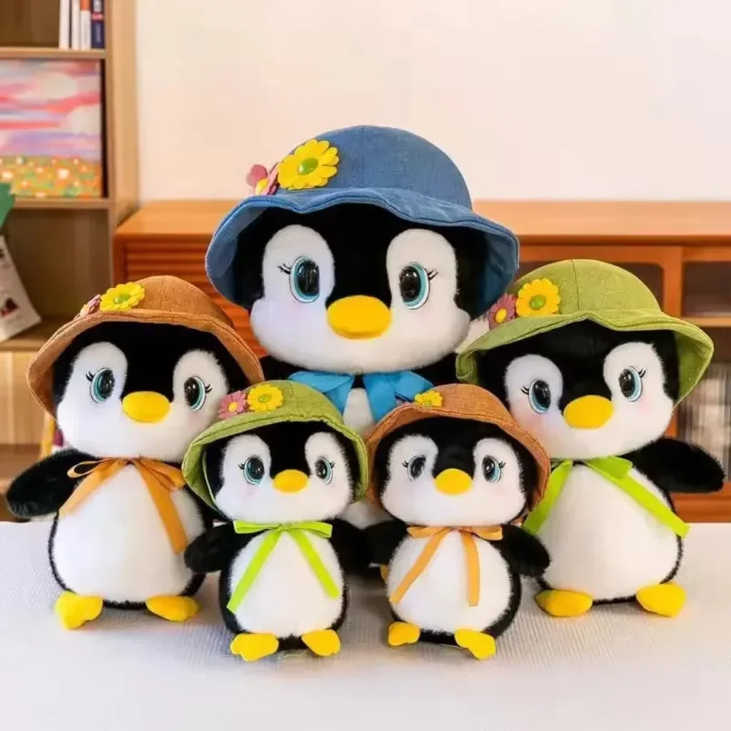 Hat-tastic Penguin Plush Toy Premium 35cm Soft Toys