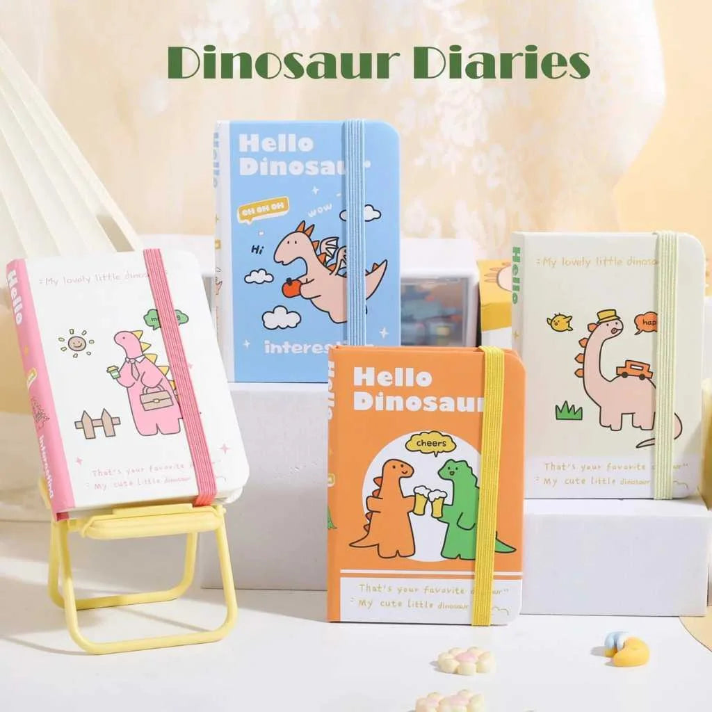 Hello Dino Pocket Diary for Kids - Cute Mini Journal | DODKart