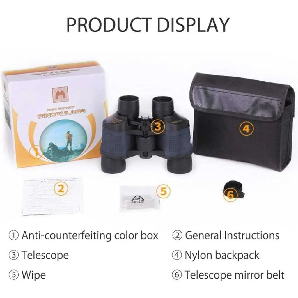 High Quality 60X60 Binoculars with Coated Optics