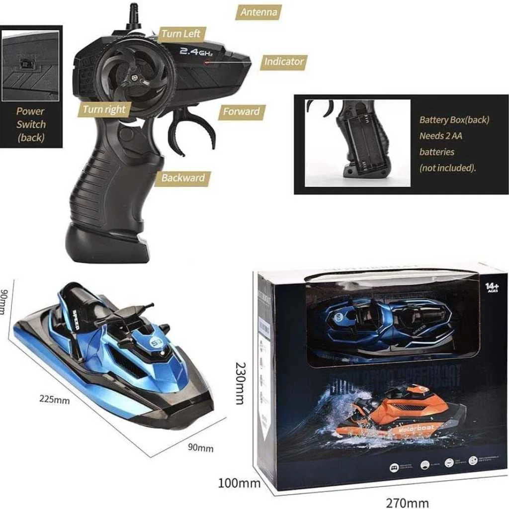 High-Speed 2.4GHz Electric Remote Control Boat