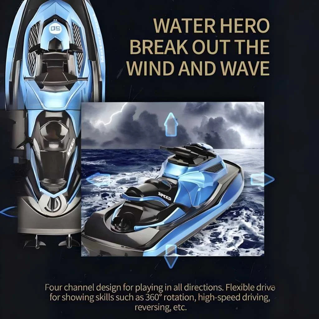 High-Speed 2.4GHz Electric Remote Control Boat