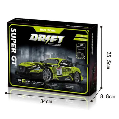 High-Speed Remote Control Drift Cars with LED Lights