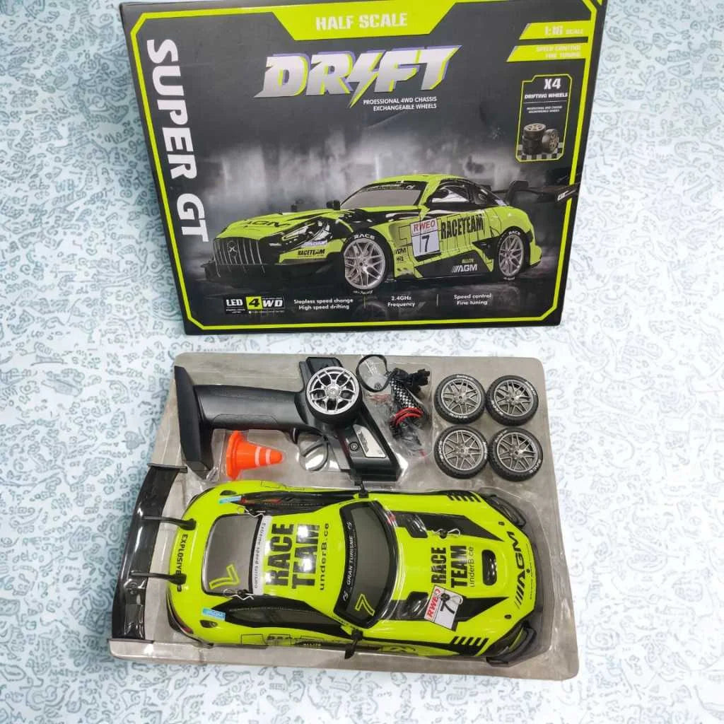 High-Speed Remote Control Drift Cars with LED Lights