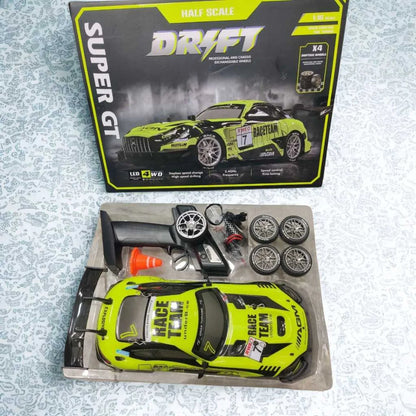 High-Speed Remote Control Drift Cars with LED Lights