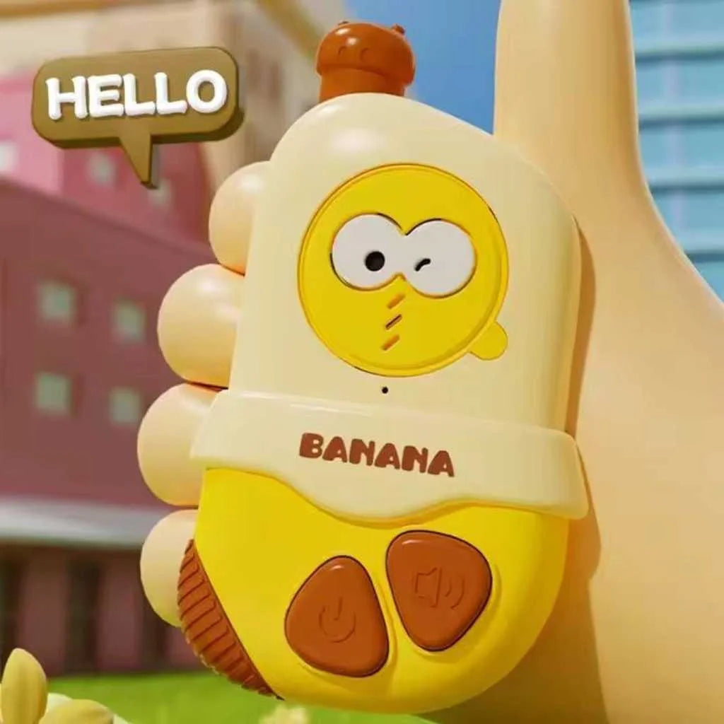 Cute Cartoon Banana Kids Walkie Talkie 300M Range